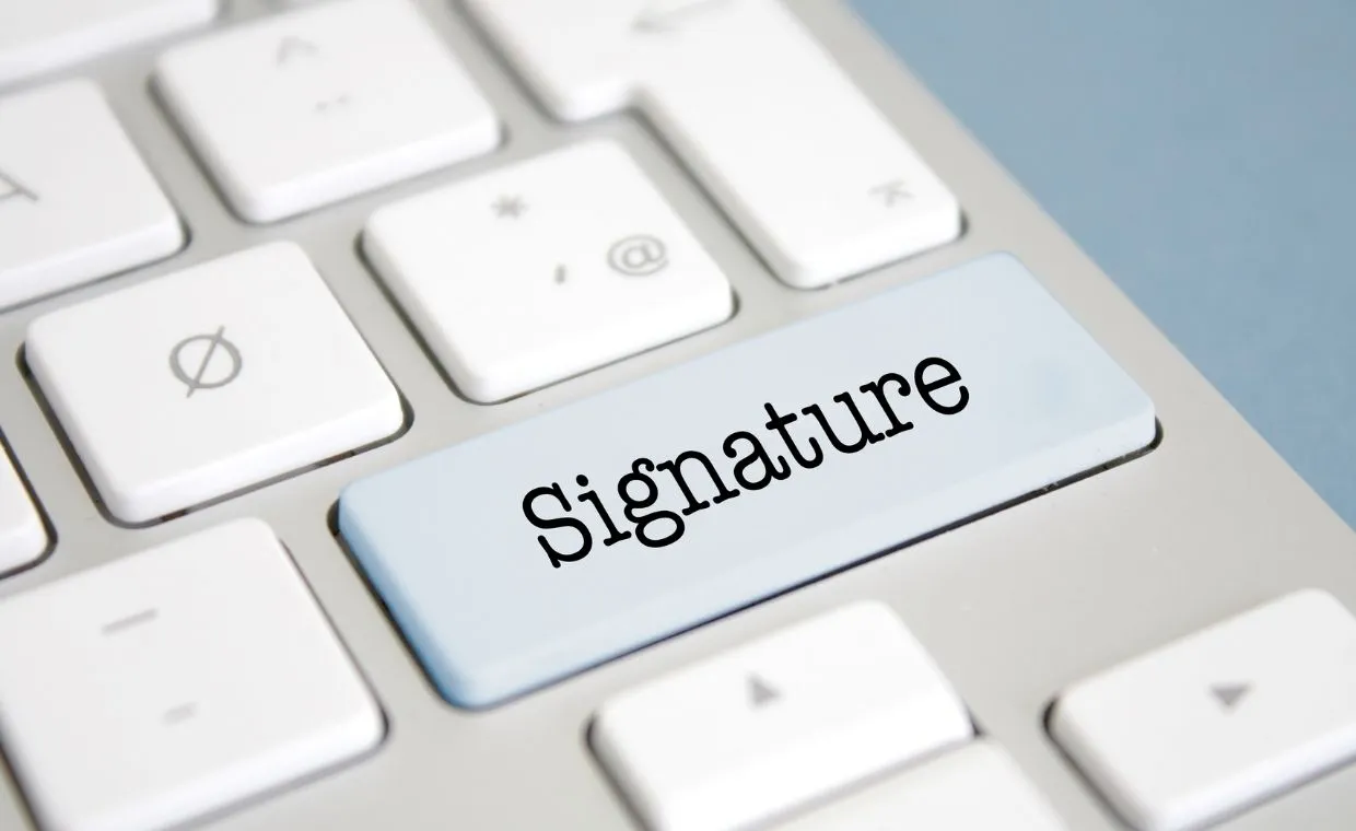 signature en ligne